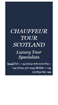 Mobile Screenshot of chauffeurtourscotland.co.uk